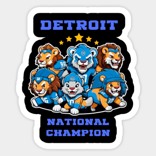 Detroit Lions Sticker